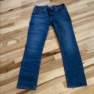 Loft Modern Straight size 8 medium wash jeans